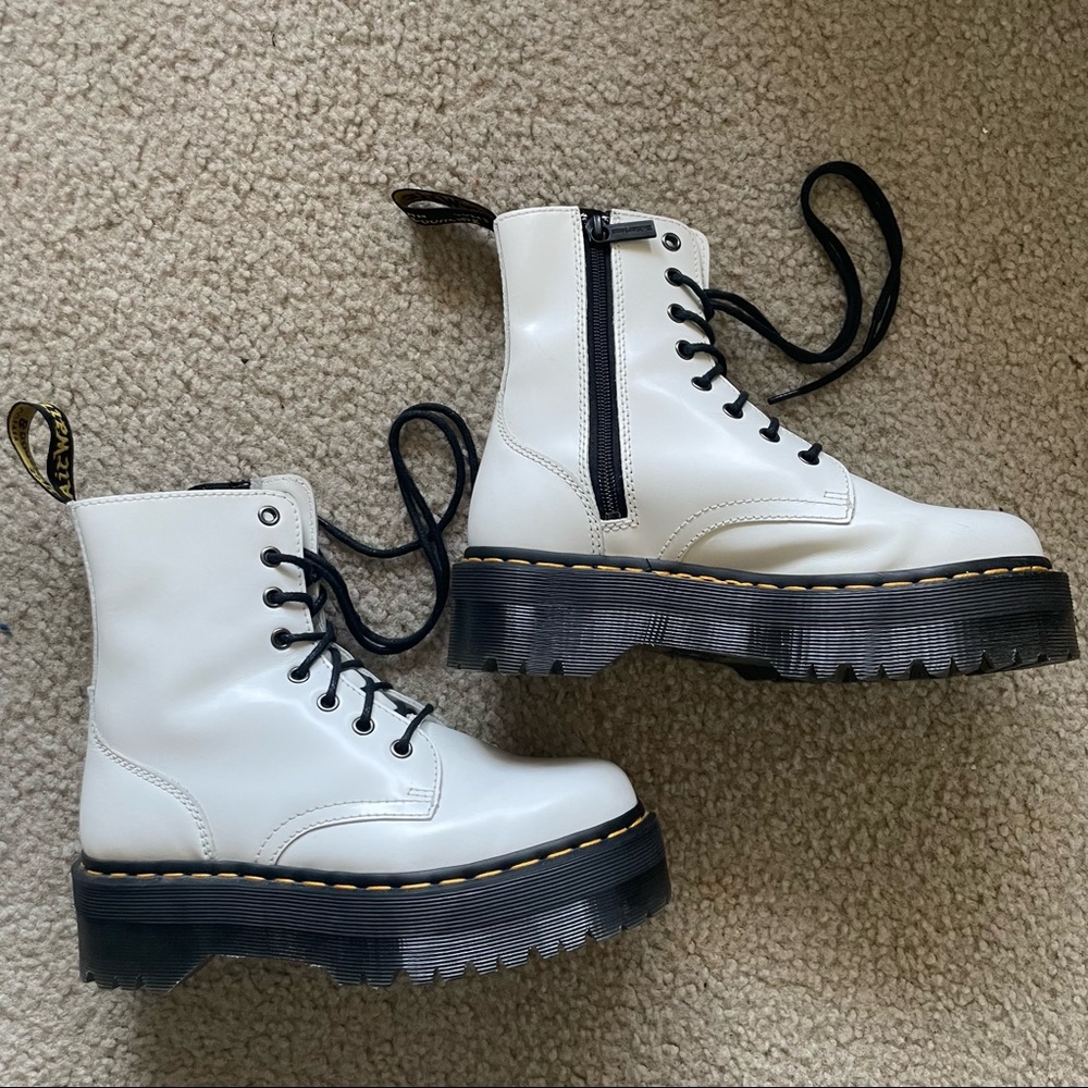 Dr. Martens Jadon Boots in White